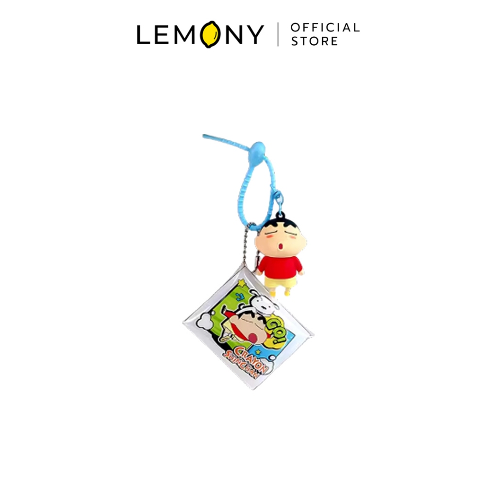 LEMONY พวงกุญแจชินจัง พร้อมซองใส่หูฟัง Crayon Shin-Chan Collection