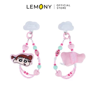LEMONY สายคล้องโทรศัพท์เครยอนชินจัง ซีรีส์ Bead Chain Crayon Shin-Chan Collection