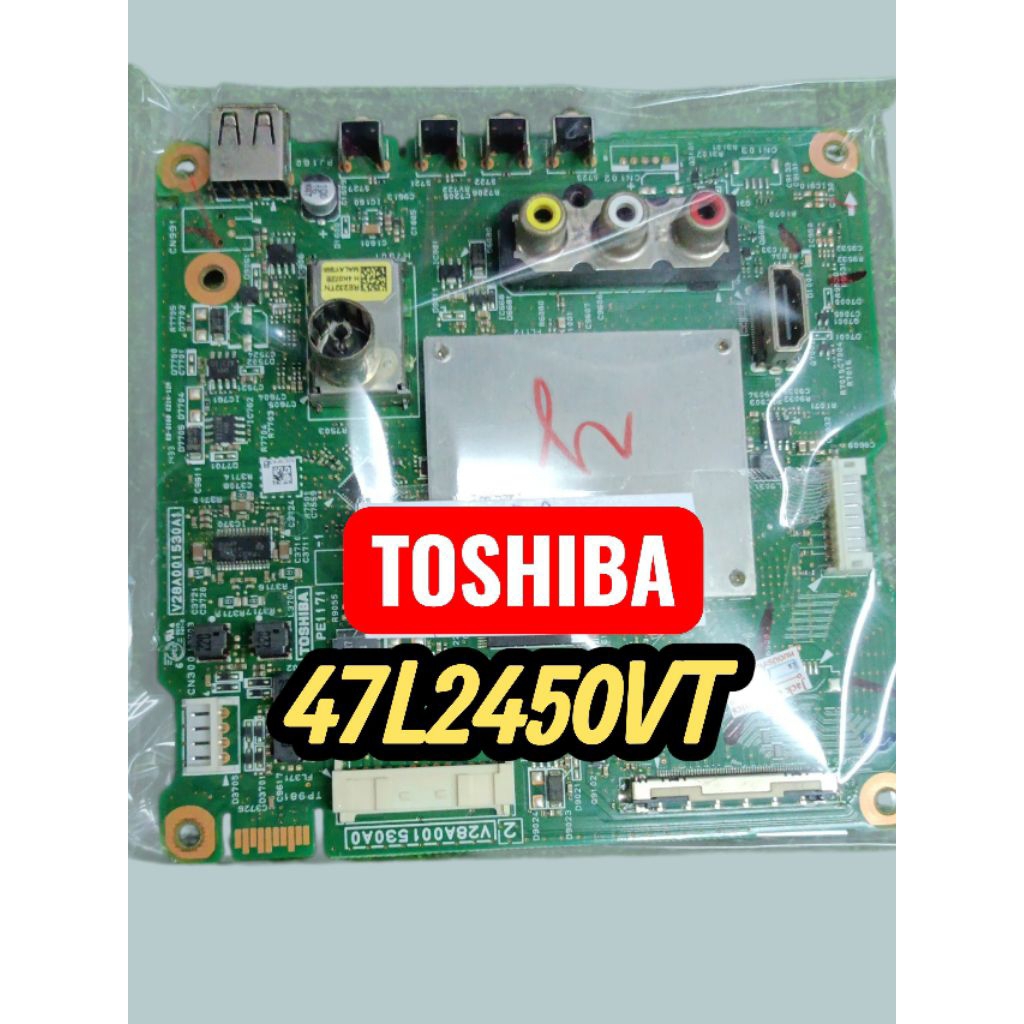 เมนบอร์ดทีวีTOSHIBA47L2450VTอะไหล่แท้ถอด