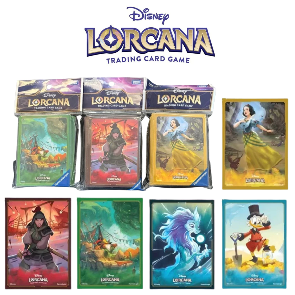 Disney Lorcana TCG Official Card Sleeve ซองใส่การ์ดลายลิขสิทธิ์แท้ ลอร์คานา ภาษาญี่ปุ่น