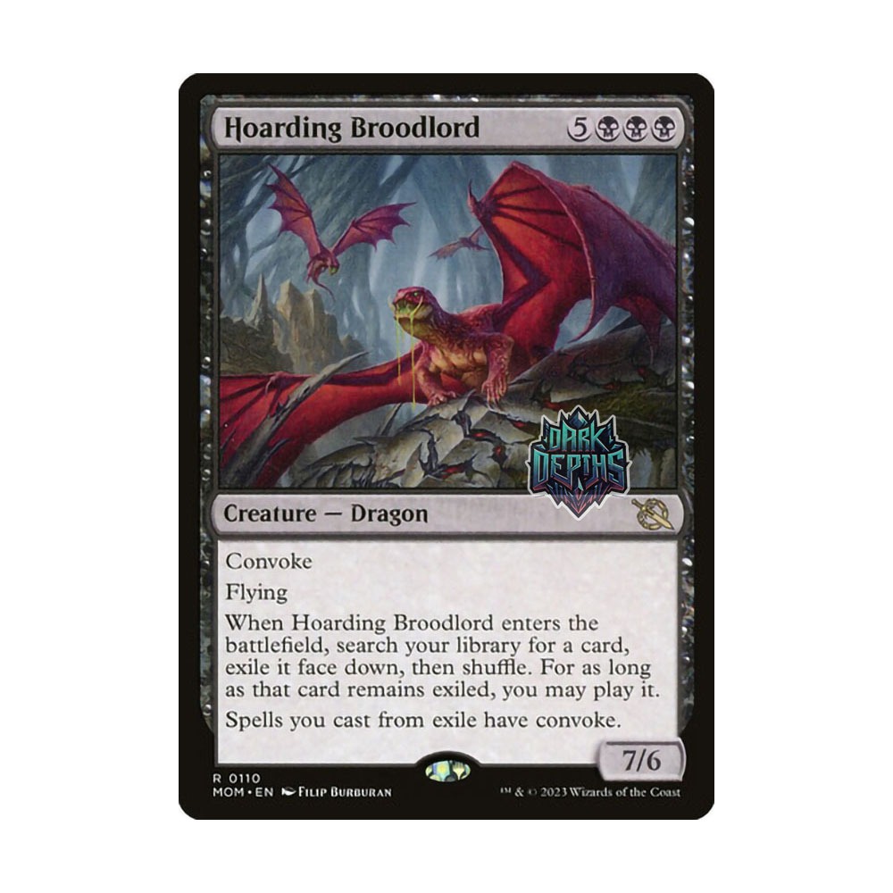 [MTG] Hoarding Broodlord [MOM] [BLACK] [R] - Magic the Gathering SINGLES