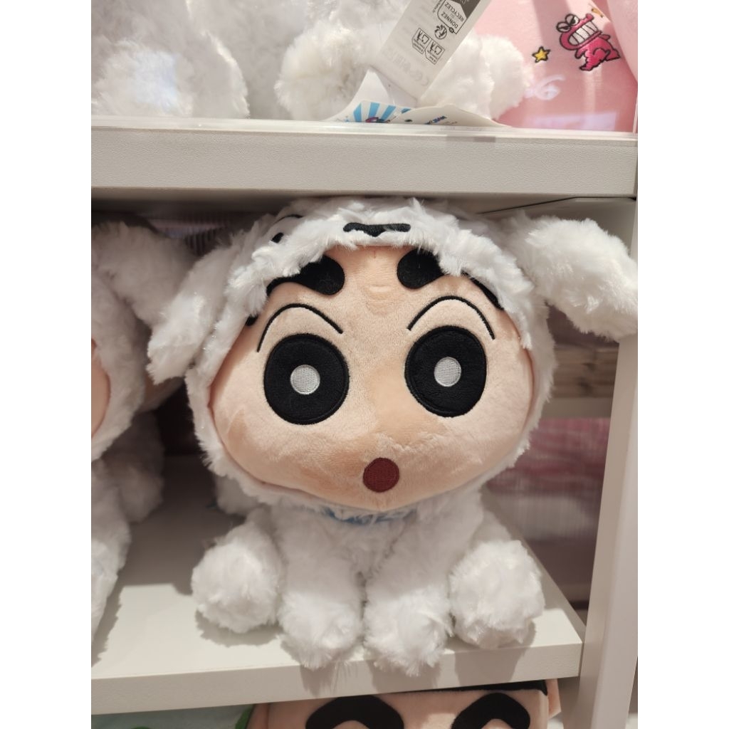 ตุ๊กตาชินจัง ชิโร่ crayon shinchan shiro ชินจังหมวกเหลือง