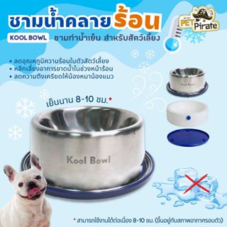 อากาศร้อน หมาไม่ร้อน ด้วย Kool Bowl ชามน้ำเย็นสแตนเลสสำหรับส…