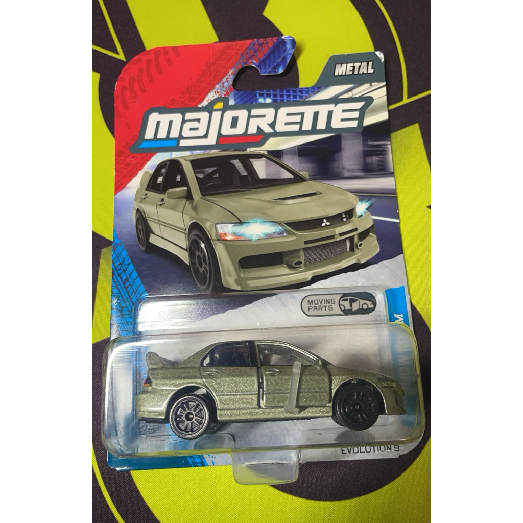 Majorette MITSUBISHI LANCER EVOLUTION9🟢