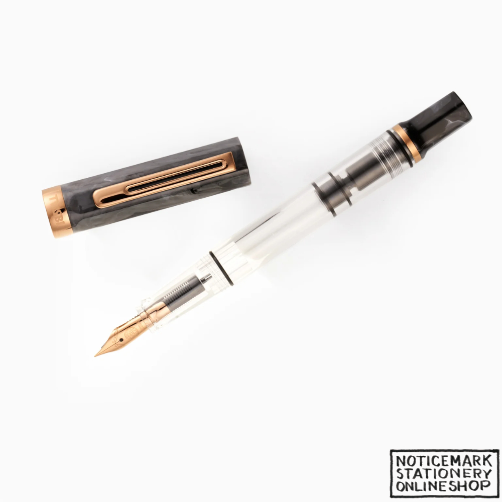 TWSBI ECO Black Marble w/Bronze Fountain Pen