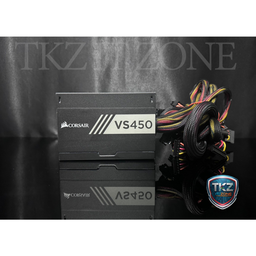 เพาเวอร์ซัพพลาย(power supply) corsair vs450  (450w 80+ white) 1 MONTH WARANTY