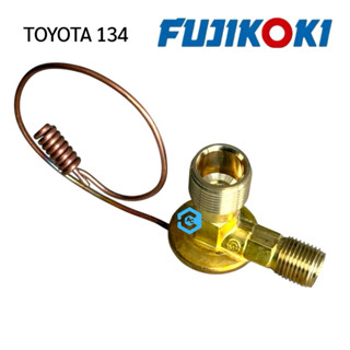 FUJIKOKI TOYOTA R-134a วาล์วแอร์รถยนต์ แท้ ฟูจิ หางเดียว ทอง…
