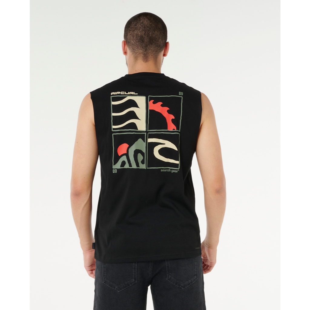 RIPCURL เสื้อกล้าม 0UMMTE VAPORCOOL SEARCH PEAKS MUSCLE 2025-S2