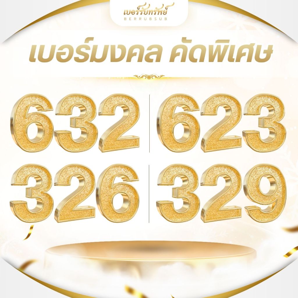 เบอร์มงคลคัดพิเศษ (S02) เบอร์รับทรัพย์