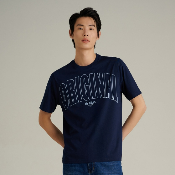 Mc JEANS Online Exclusive เสื้อยืดแขนสั้นผู้ชาย คอกลม มี 5 สี ให้เลือก MTTPB23