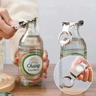 2in1 ที่เปิดขวด จุกปิดขวดแบบ สแตนเลส สำหรับเปิด ปิดขวดเบียร์ น้ำอัดลม โซดา กระป๋อง ป้องกันการรั่วไหล