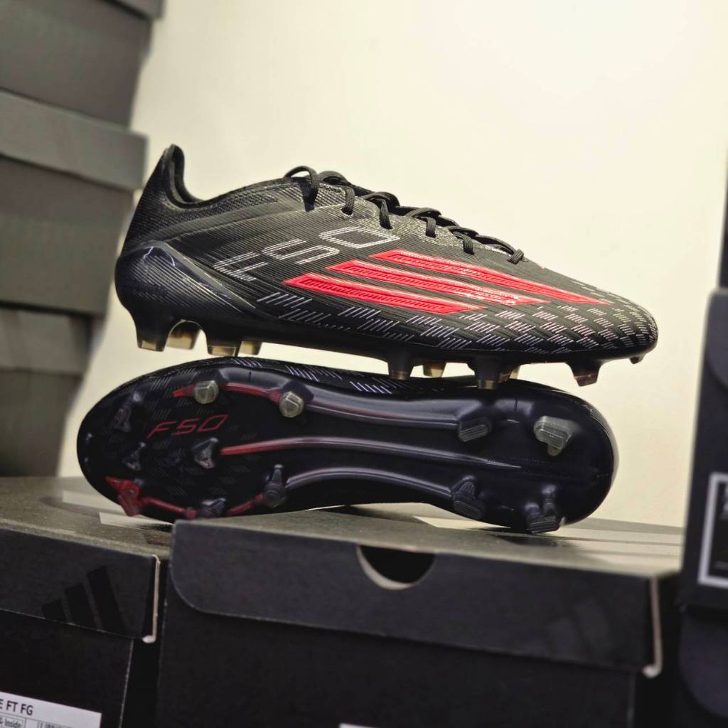 F50 ELITE FG สีดำ-แดง ของแท้100% (4157)