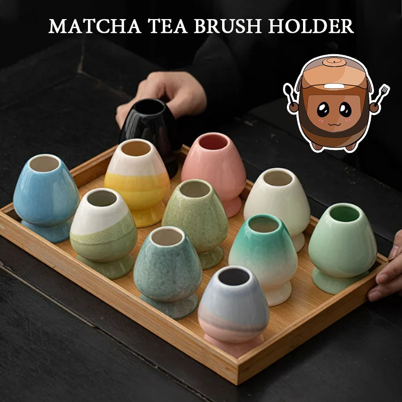 Homeware Store แท่นวางแปรงมัทฉะ เซรามิก อุปกรณ์ชงมัทฉะญี่ปุ่น Chasen holder WPA3