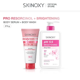 [แพคคู่] สกินอ๊อกซี่ พีเอช 5.5 ครีมอาบน้ำทำความสะอาดผิวกาย SKINOXY pH 5.5 Body Care 700ml (สูตรผิวใส/สูตรผิวชุ่มชื้น)