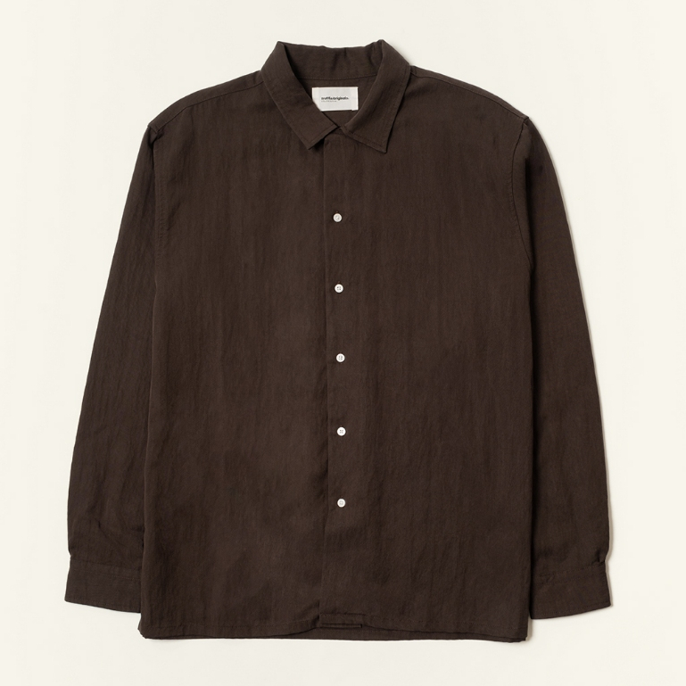ASANOHA KINU SHIRT  - เสื้อเชิ้ตแขนยาวทรง Regular fit