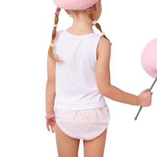 Wacoal Bloom Step 1 ชุดชั้นในสำหรับเด็ก เสื้อกล้ามตัวยาว รุ่น WH6C08 สีขาว (WH) เฉพาะเสื้อ
