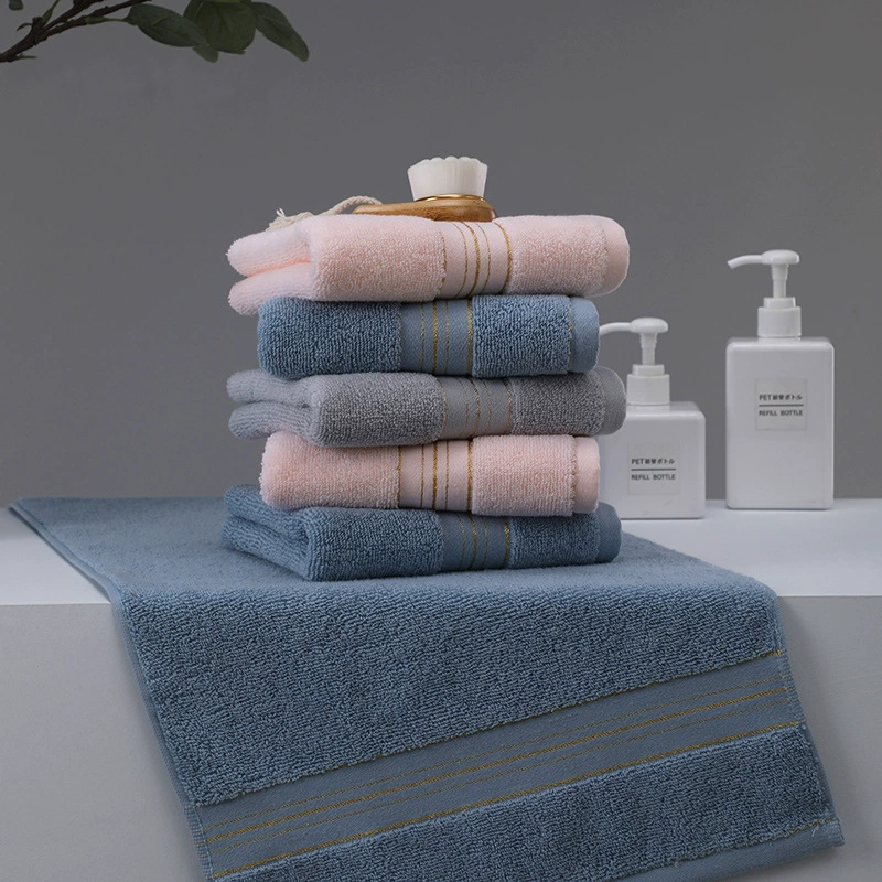 ผ้าขนหนูผืนเล็ก 35×70 ซม. ผ้าฝ้าย 100% นุ่ม ดูดซับน้ำดีเยี่ยม แห้งเร็ว เหมาะสำหรับเช็ดหน้าและเช็ดผม