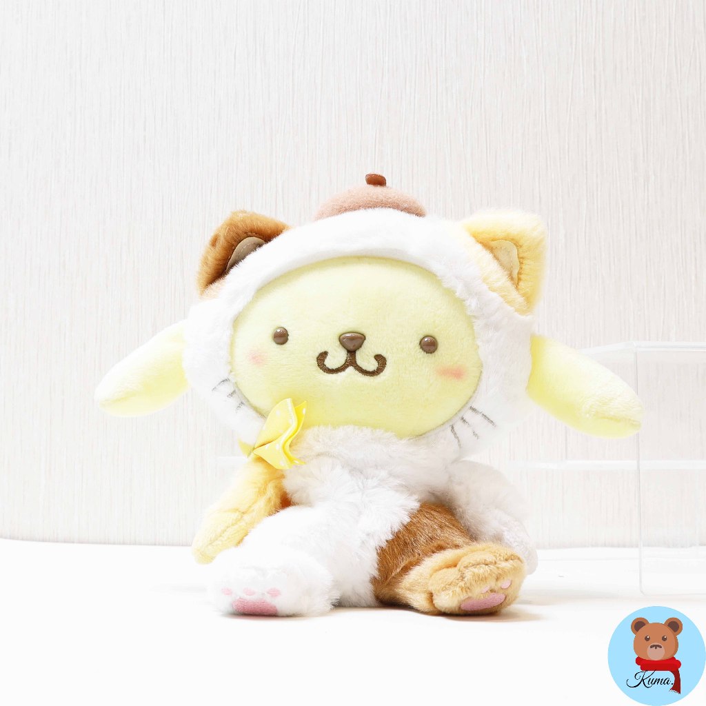 ✅ แบบที่2 POMPOMPURIN mini plush doll🇯🇵ตุ๊กตาปอมปอม ปอมปอม น่ารักๆ นำเข้าญี่ปุ่น