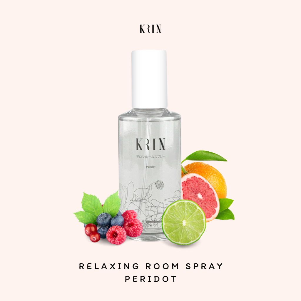 New Krin Relaxing Room Spray สเปรย์ปรับอากาศ มีให้เลือก 4 กลิ่น