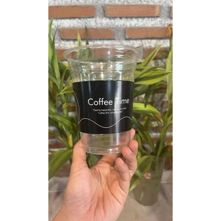 ปลอกกระดาษสวมแก้วชื่อลาย coffee time 200 ชิ้นชิ้นละ 0.75 บาท กระดาษอาร์ตการ์ดหนาอย่างดีสวมได้กับแก้วหลายขนาด