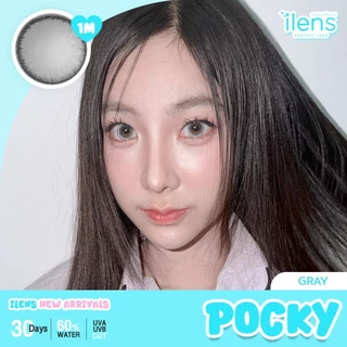 🔥คอนแทคเลนส์✨ขนาดบิ๊กอาย✨Pocky ( ilens )✨Brown/Gray