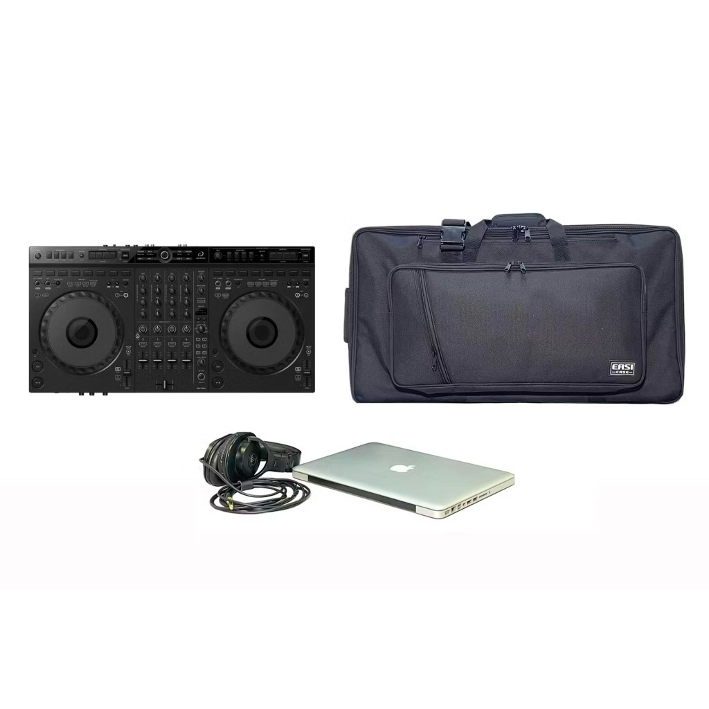 EASI Case รุ่น P7.1 กระเป๋าดีเจ Pioneer DDJ-GRV6 และ รุ่นอื่นๆ วัสดุผ้าโพลีเอสเตอร์ สีดำ ขนาด 71x38x