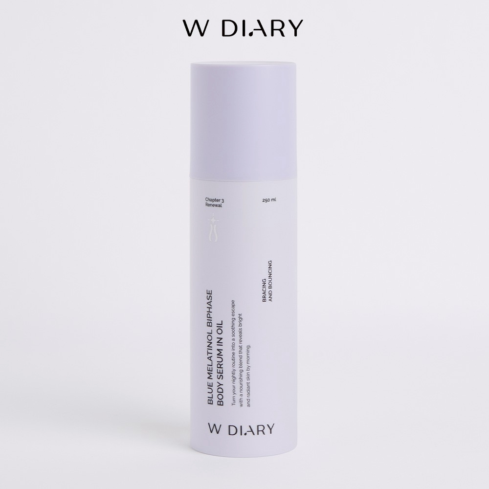 W Diary : Blue Melatinol Biphase Body Serum in Oil