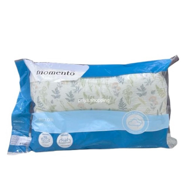 MOMENTO หมอนหนุนสุขภาพสแตมป์นูน 17x27 นิ้ว (คละลาย)