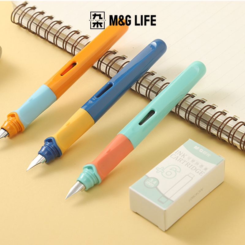 M&G LIFE Fountain Pen Set ชุดปากกาหมึกซึมแบบเติมหมึกได้ สำหรับนักเรียน เครื่องเขียน