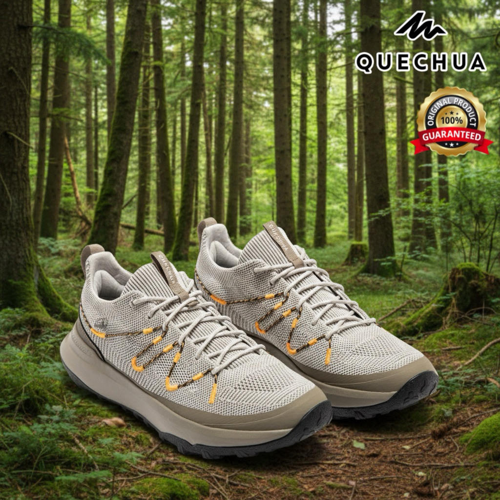 รองเท้าเดินป่าสำหรับผู้ชาย รุ่น NH500 (สีเบจ) QUECHUA