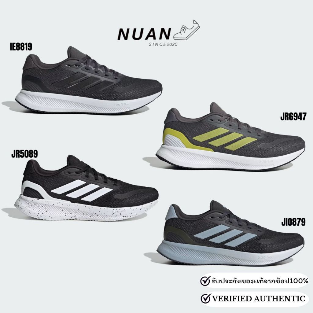 🔥ลดเพิ่ม 15-20% ทักแชท🔥 Adidas Runfalcon 5 IE8819 ,JI0879 , JR5089 , JR6947 การันตี ของเเท้ 100% รอง
