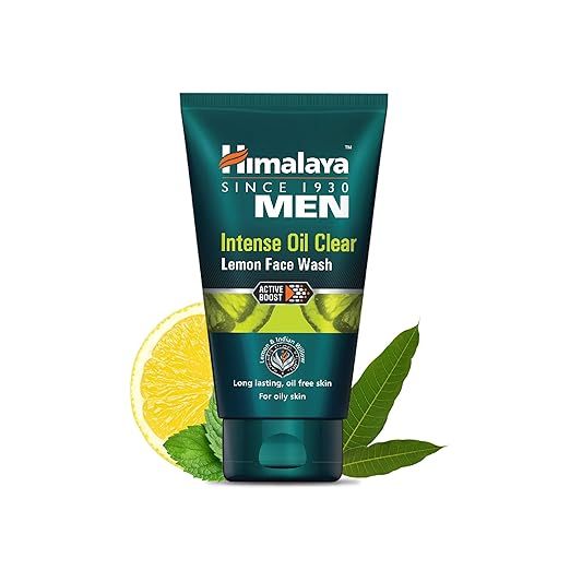 Himalaya MEN Intense Oil Clear Lemon Face Wash, 100ml