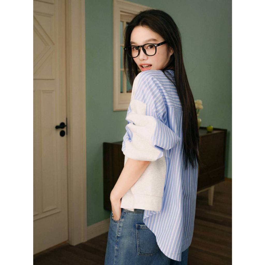 [Preorder] KUOSE : Blue Striped Cardigan