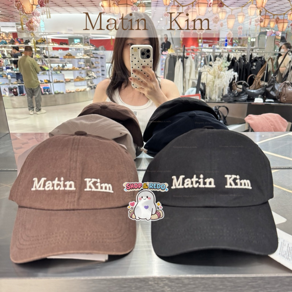 พร้อมส่ง/พรี หมวก Matin Kim - BALL CAP ของแท้ 100% มีหลักฐานการซื้อ