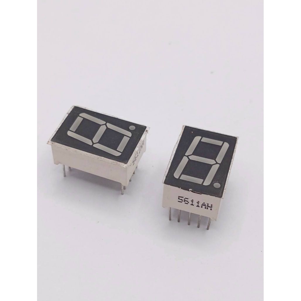 พร้อมส่ง 1หลัก 5611AH จอแสดงผล LED แบบ 7 ส่วน (7-Segment Display) รุ่น 5611AH แบบ 1 หลัก