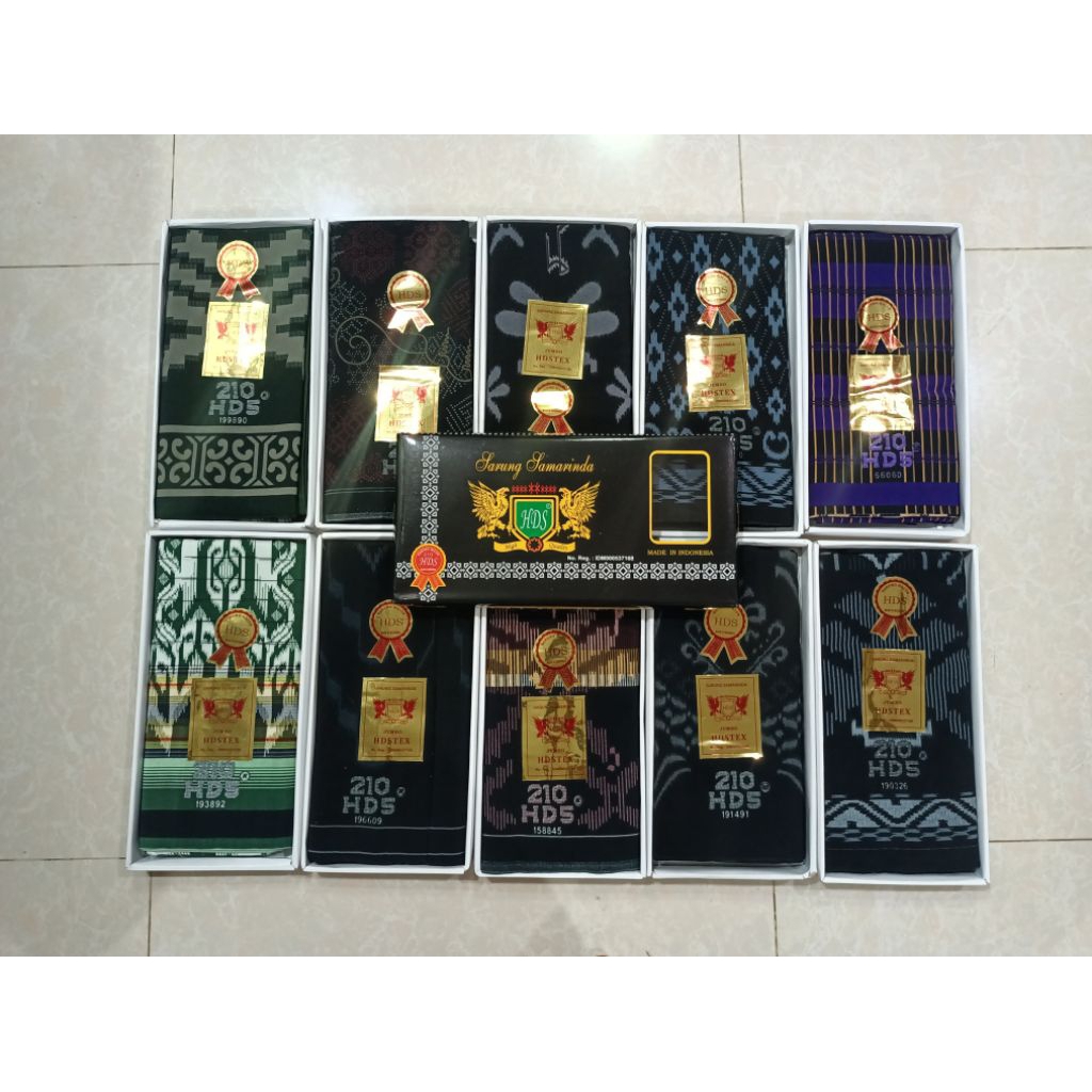 ผ้าโสร่งผู้ชายตรานก HDS เนื้อดี นิ่ม ใส่สบาย ลายสวยๆ