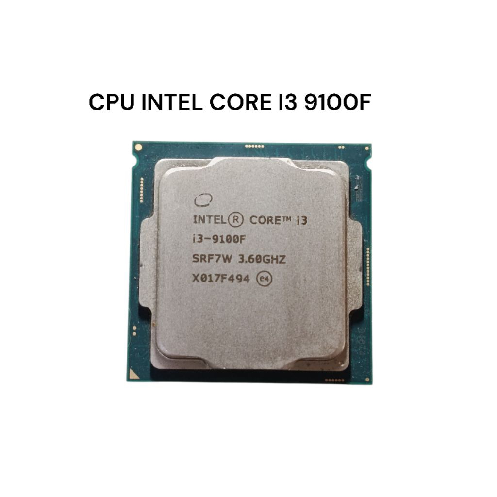 CPU INTRL CORE I3 9100F