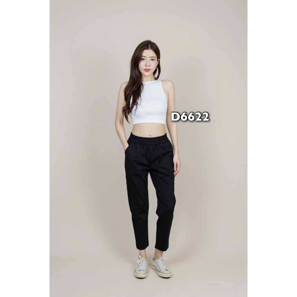 กางเกงทรงวอร์มขายาวDolly รุ่น#6622 เอวยางยืดเนื้อผ้าคุณภาพดีทรงสวยมาก ใส่สบายสุดๆ
