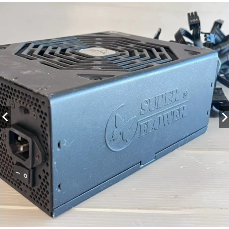 POWER SUPPLY (อุปกรณ์จ่ายไฟ) SUPER FLOWER Leadex 1000w (SF-1000F14MP) ไม่มีสติ๊กเกอร์สินค้า ไม่มีกล่