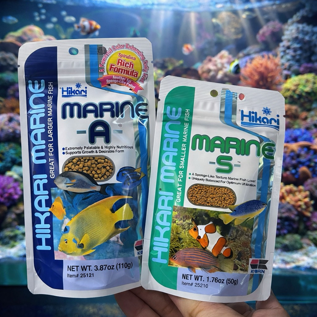 Hikari Marine S ,Hikari Marine A อาหารปลาทะเลเกรดพรีเมี่ยม