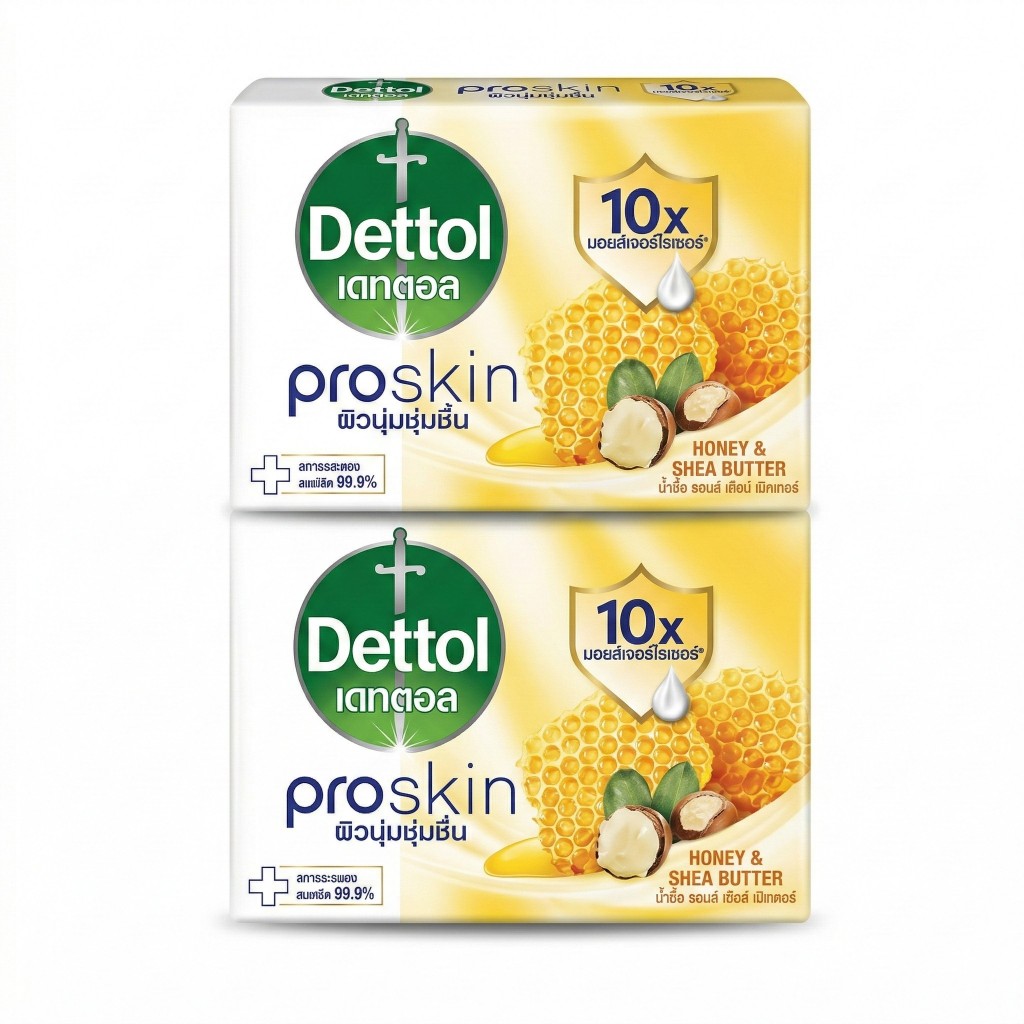 DETTOL เดทตอลสบู่ก้อนออนเซ็นฮาจิมิตสึแอนด์เชียบัตเตอร์ 60กรัม แพค 4 [8850360035271] ราคา ถูกที่สุด ดีลบีเคเค