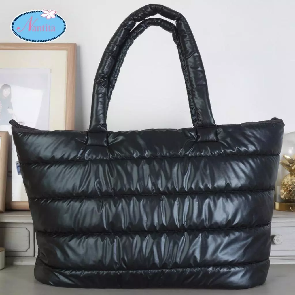 Nantita Maxi Bag กระเป๋าใบใหญ่(มาก)ผ้ากันน้ำ MX001