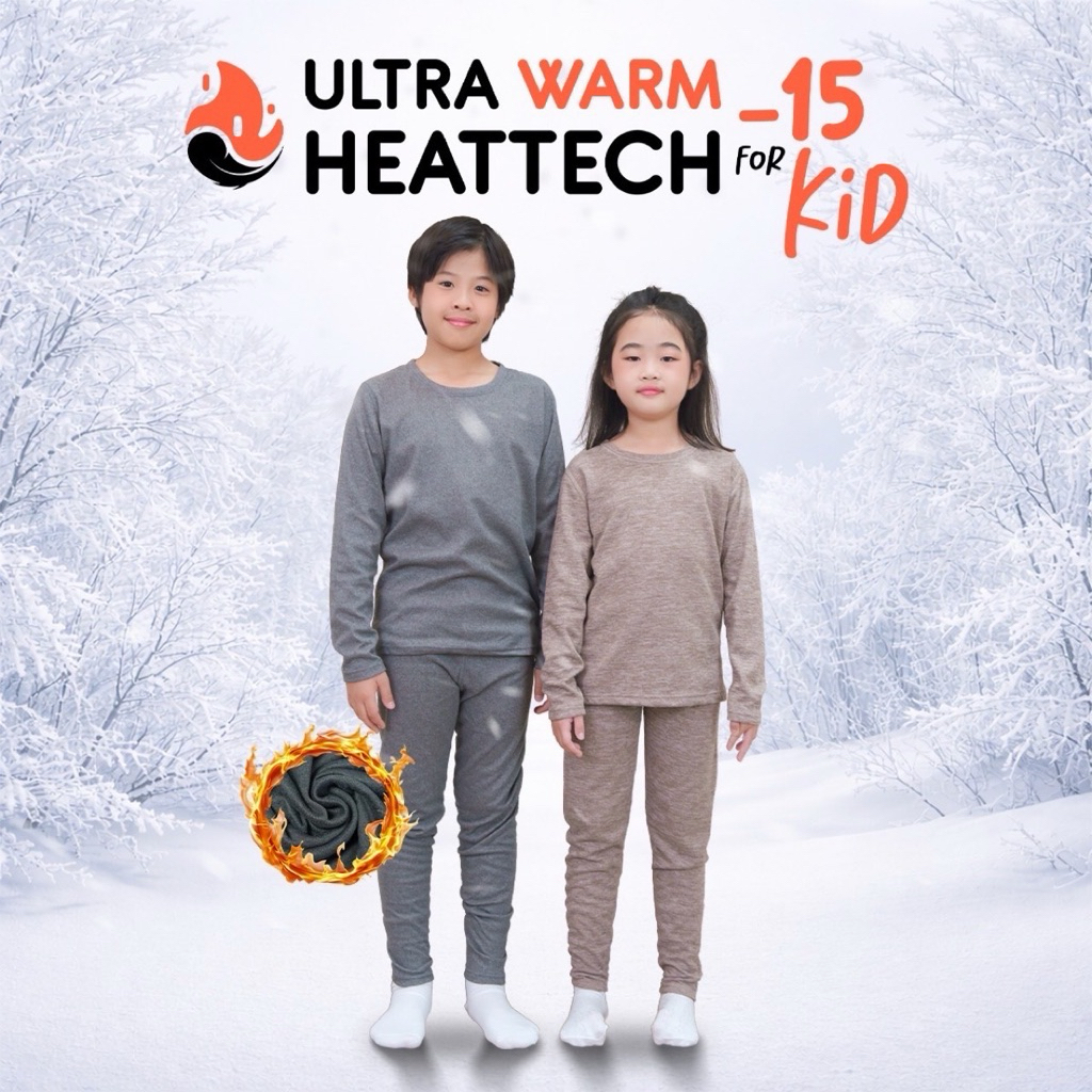 UW12 Ultra warm Heattech for kids ฮีทเทคเด็ก