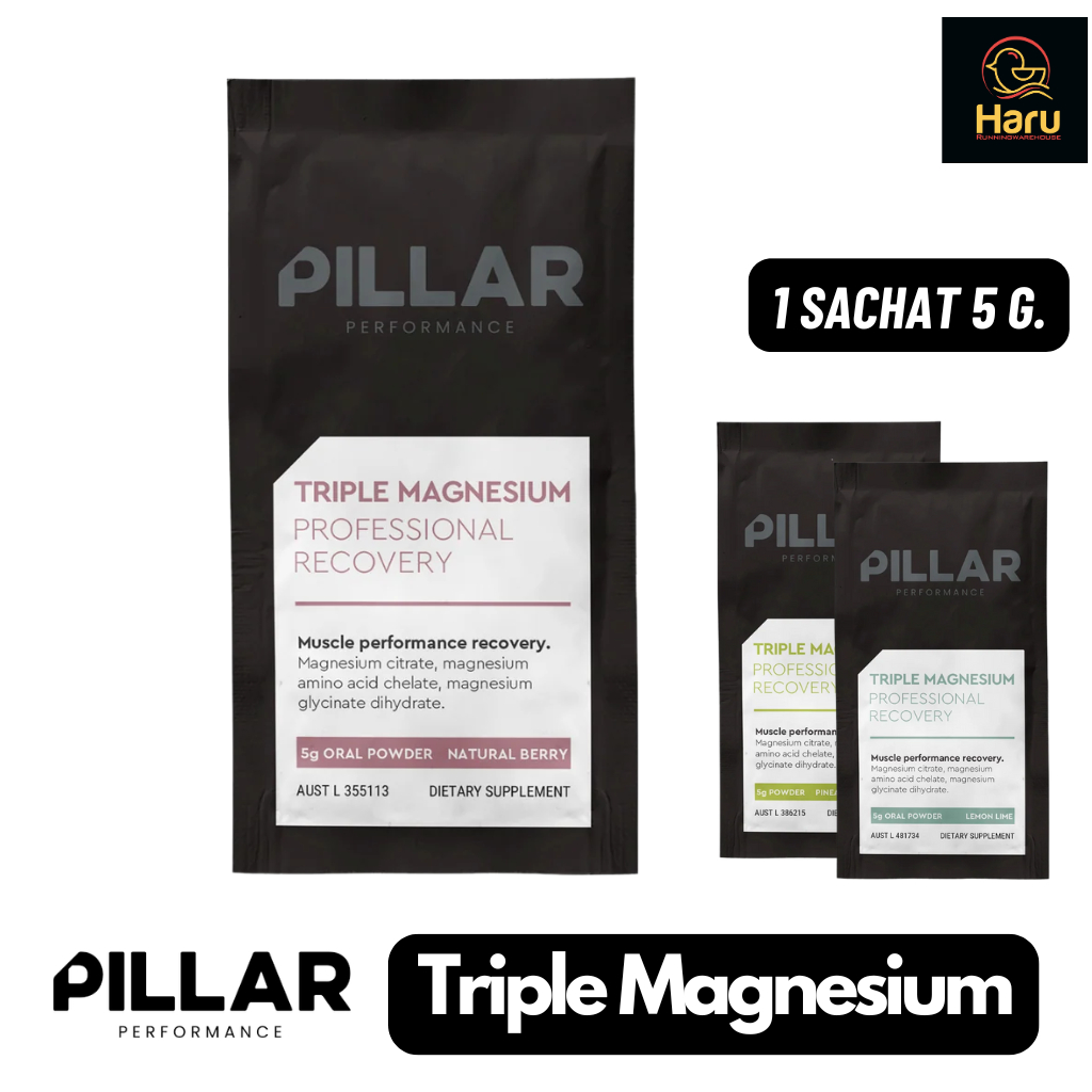 Pillar Triple Magnesium Powder  Recovery : แมกนิเซียมผงชงสำหรับฟื้นฟูร่างกาย