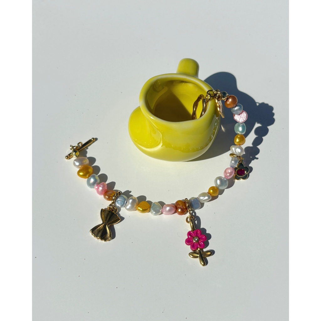 play.palette - Jelly pearl bracelet🍥 แจ้งขนาดข้อมือวัดพอดี ไม่รวมจี้ห้อย