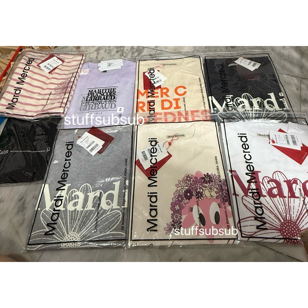 พร้อมส่ง/ของแท้ Mardi tshirt & shirt สแกน qr แท้ค่ะ (เลือกแบบด้านใน)