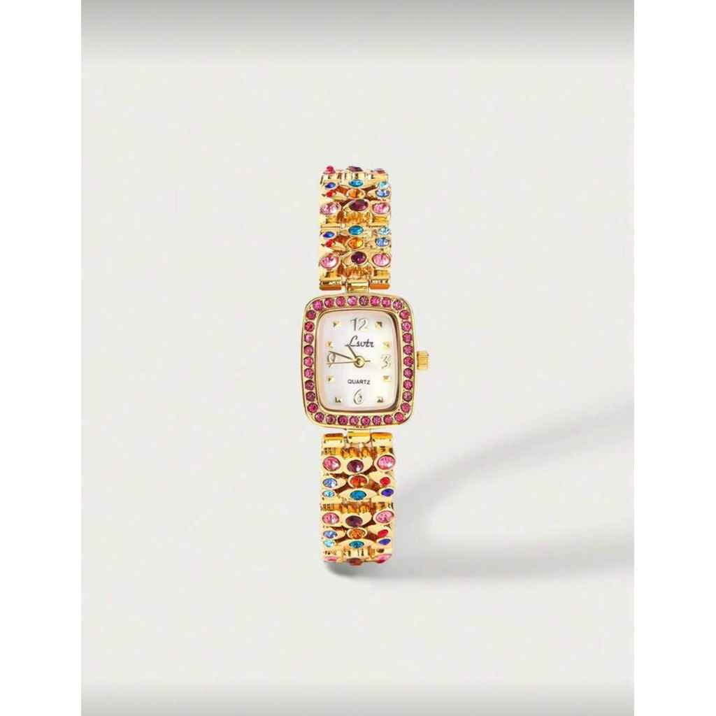 Diana Princess - Watch 👑 18k นาฬิกาทองฝังพลอย หินมงคล