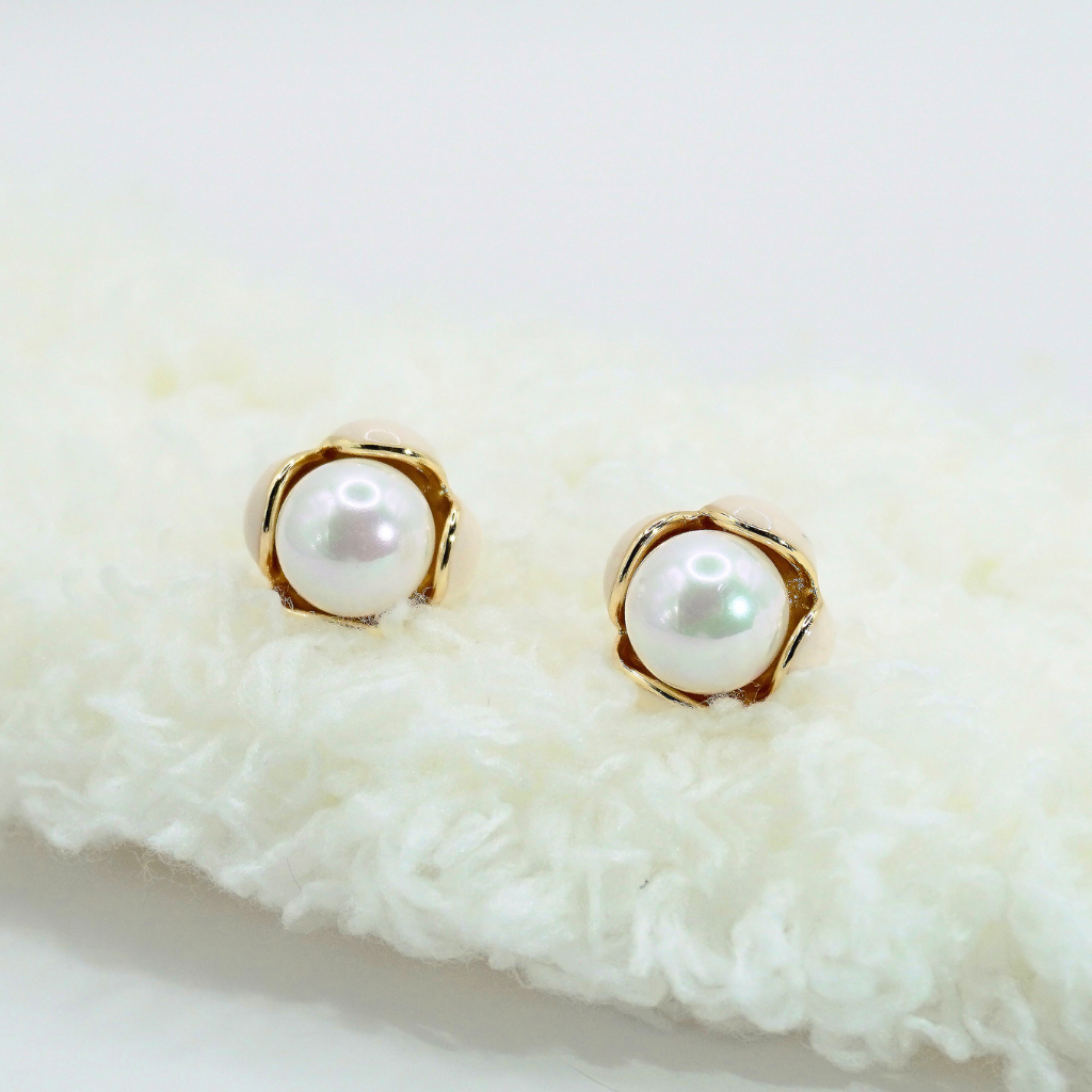 nnjew ต่างหู รุ่น Pearl Bloom ต่างหูแฟชั่น ผู้หญิง Model รูปที่ 4