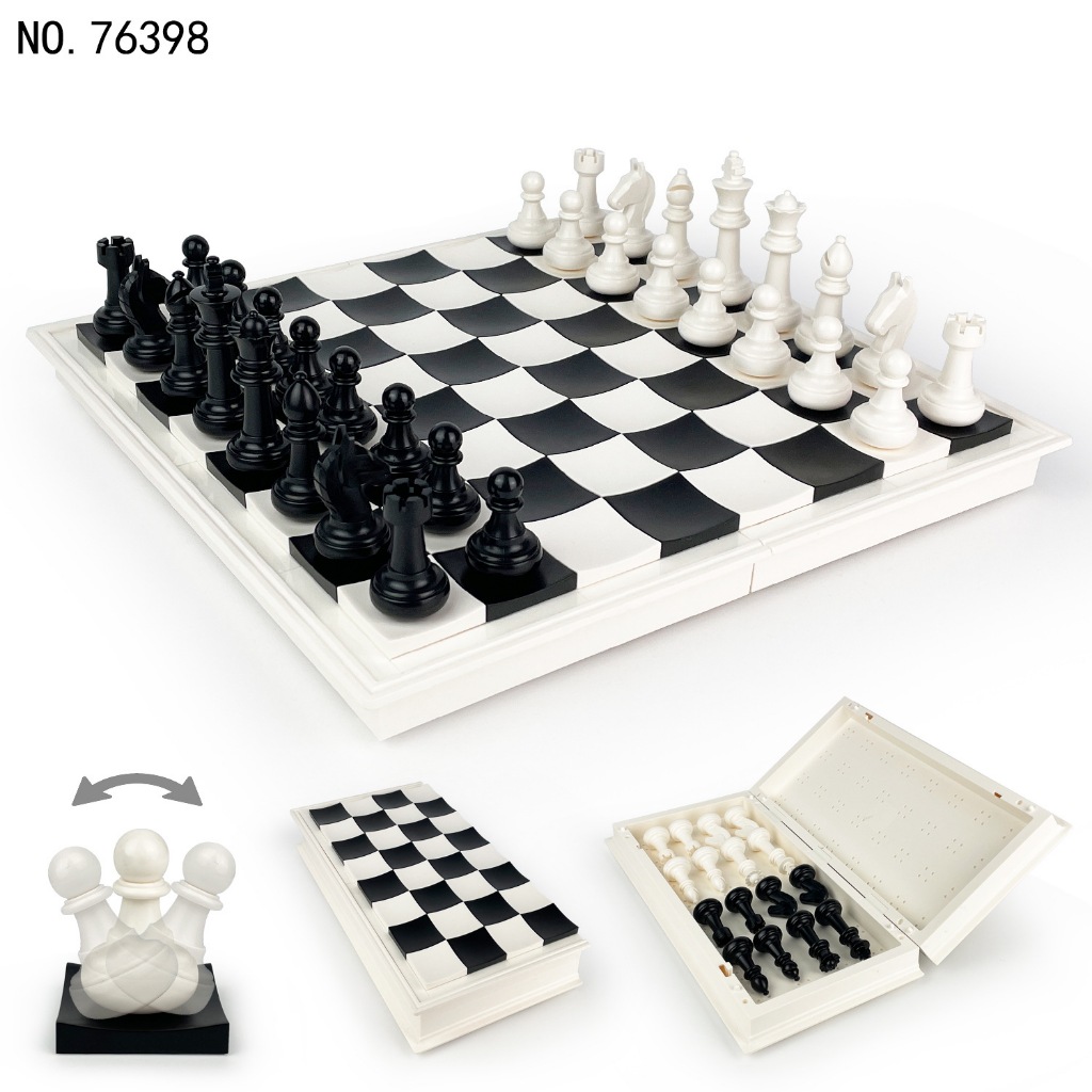 หมากรุกสากลแบบสวิง Building Block Chess Set (Tumbler Swing) #76398