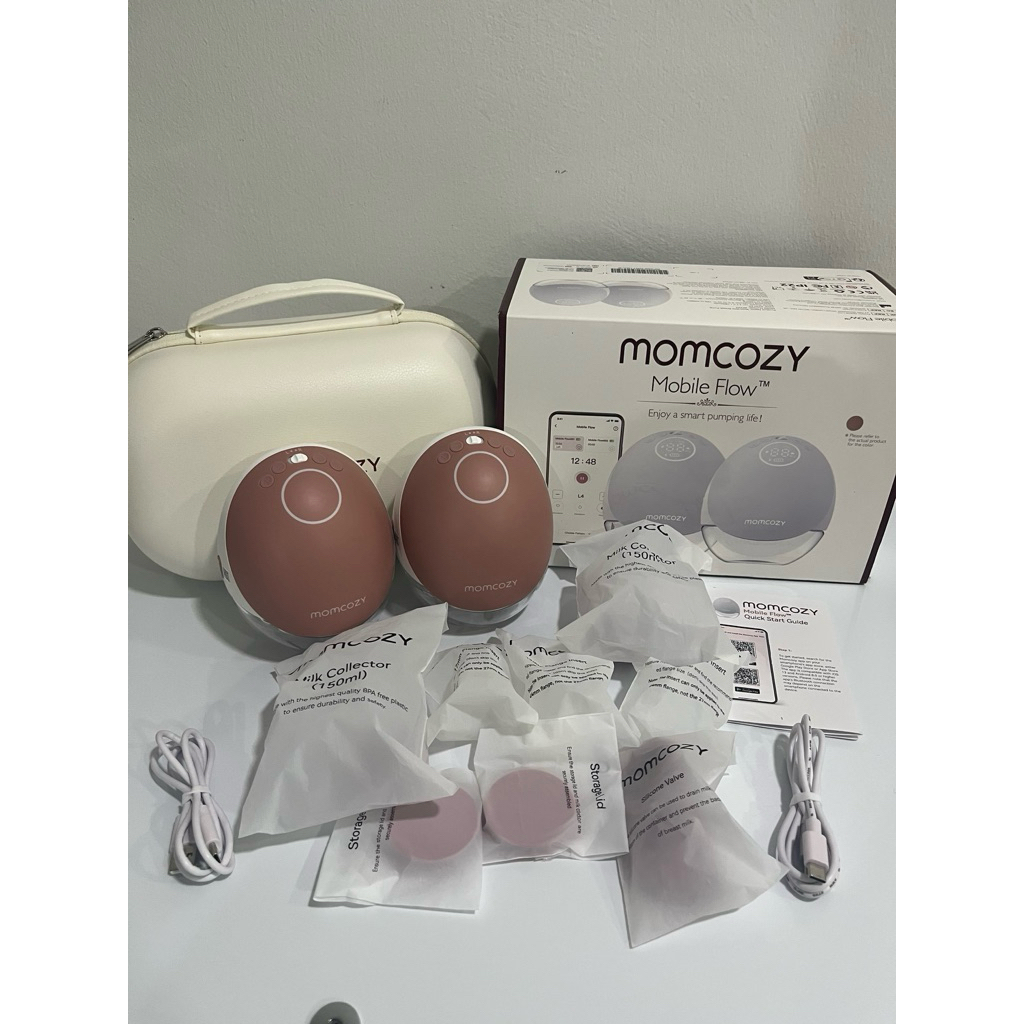 เครื่องปั๊มนมไร้สาย Momcozy M9 ควบคุมผ่านแอปพลิเคชันได้